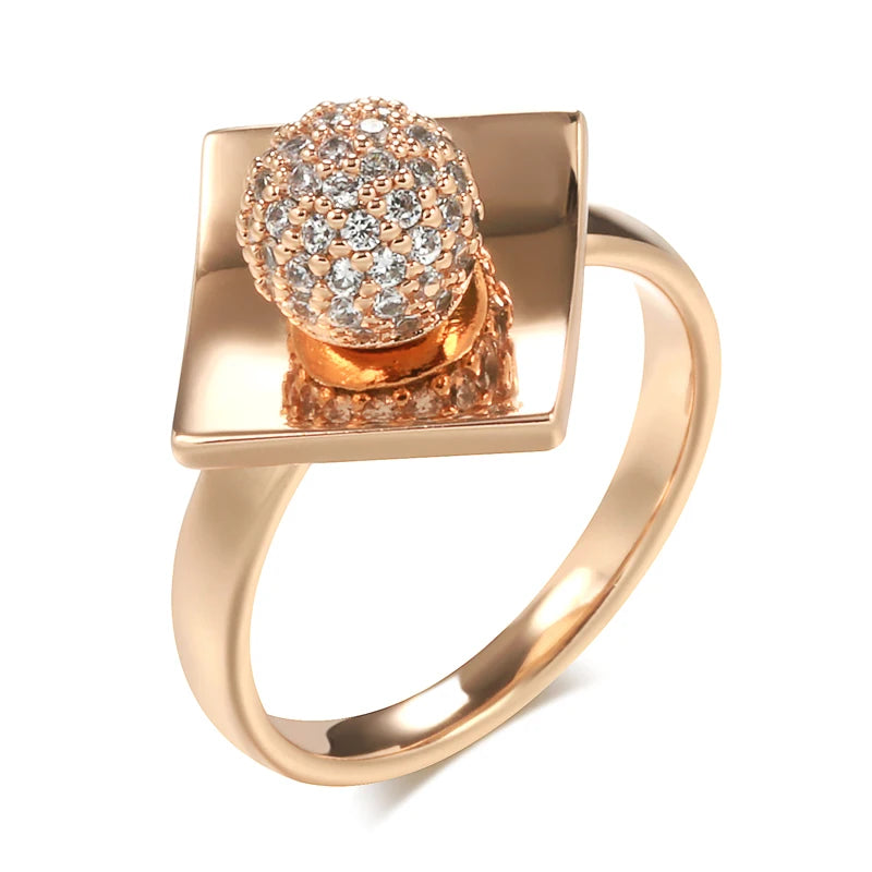585 Rose Gold Color Women's Ring